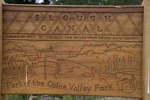 Close up of sign detail