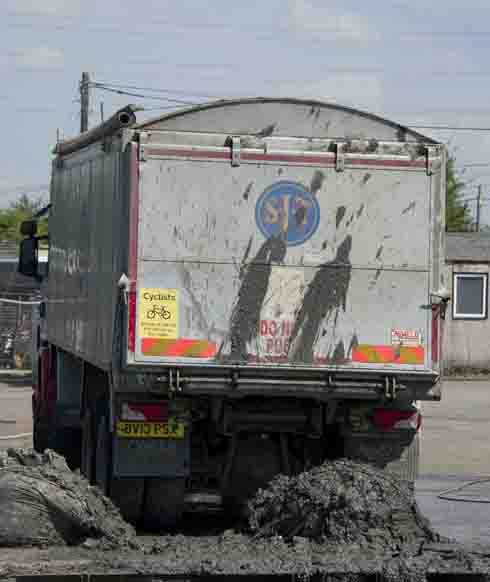 Dirty lorry